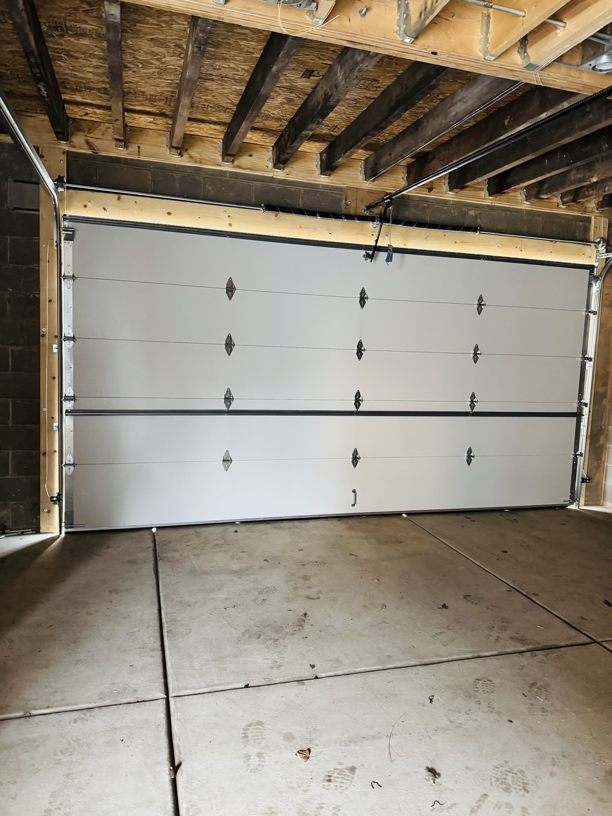 Garage door project by Martinez Construction in the Chicago area